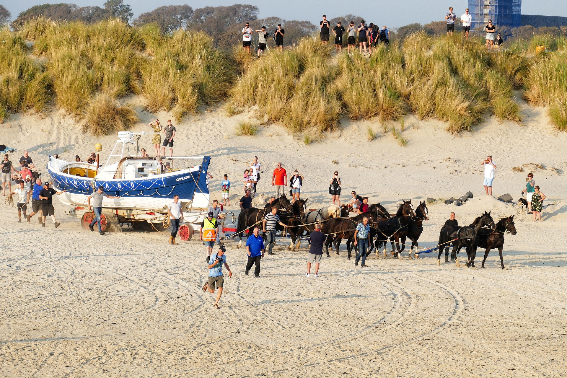 Paardenreddingboot Ameland weer te zien tijdens demonstratie op 19 juni