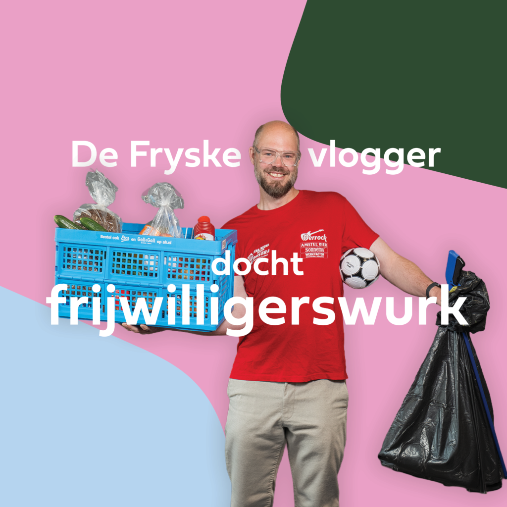 Fryske Vlogger gaat zelf aan de slag als vrijwilliger