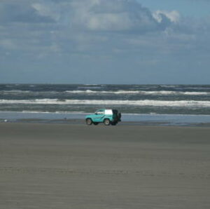 Slapen op strand van Ameland