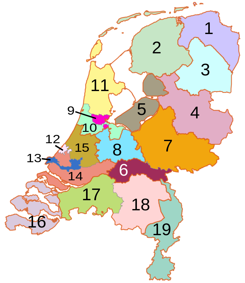 Kieskringen Nederland