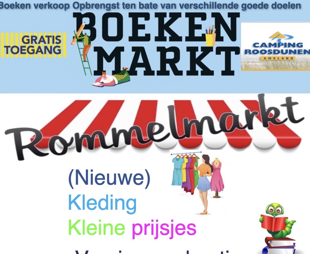 Boeken- en Rommelmarkt op Roosdunen