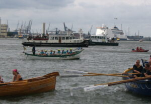 Karakter van Ameland roeit in Rotterdam