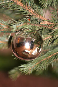 Kerstbal zilver