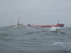 Reddingboten in actie