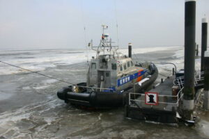 Anna Margaretha vast in het ijs