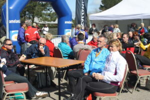 Nordic Walk Ameland en Olga Commandeur