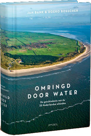 Omringd door water