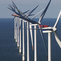 Windmolenpark boven Waddeneilanden geopend