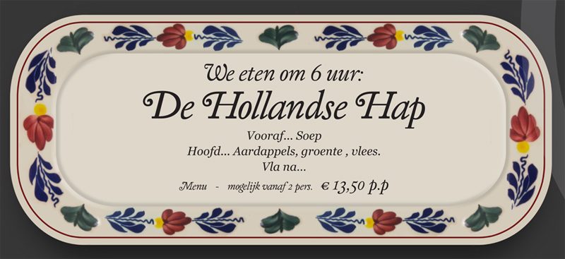 Hollandse Hap in Boerenbont
