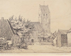 Kerk Hollum in de steigers