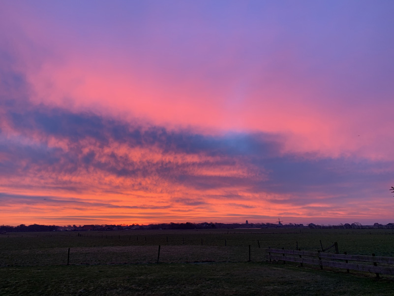 Nieuwe werkdag met mooie morgenstond