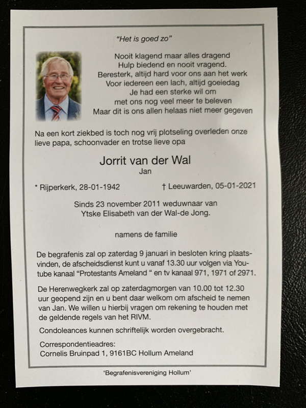 Jan van der Wal