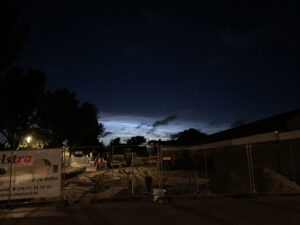 lichtende nachtwolken