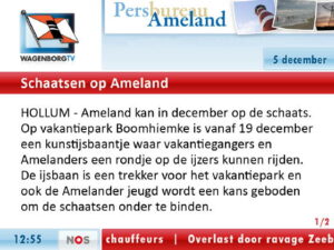 Ameland nieuws op WPD TV