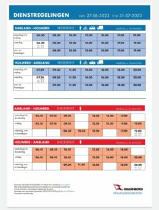 dienstregeling