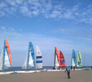 Catamaran zeilen