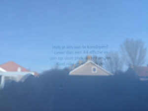 Raamreclame Ameland