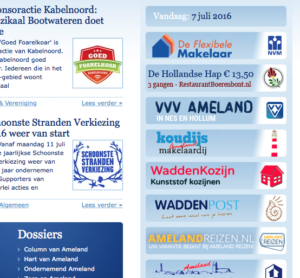 Banner in beeld