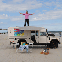 Koken op strand Ameland