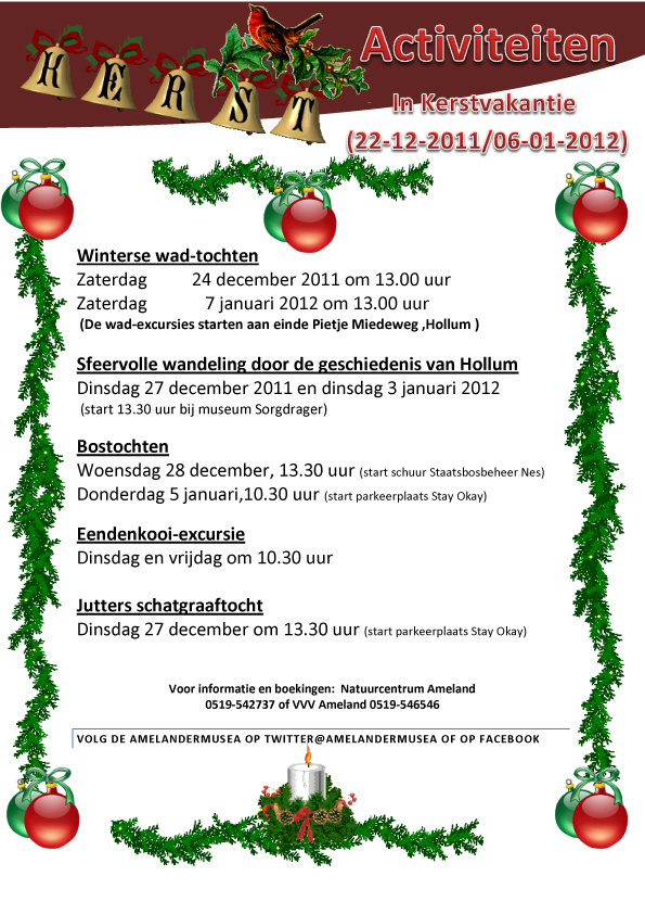Activiteiten Amelander Musea