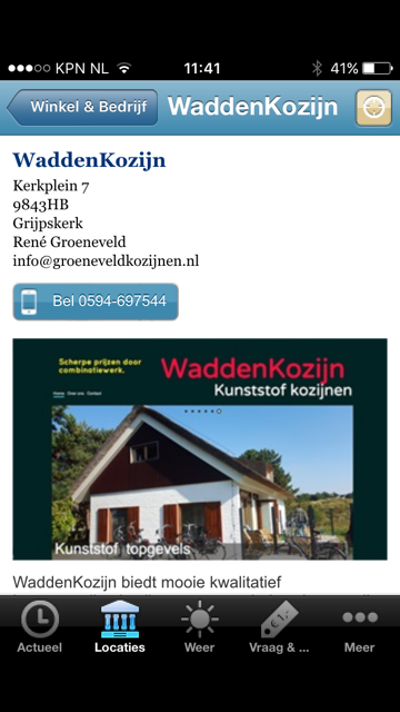 WaddenKozijn