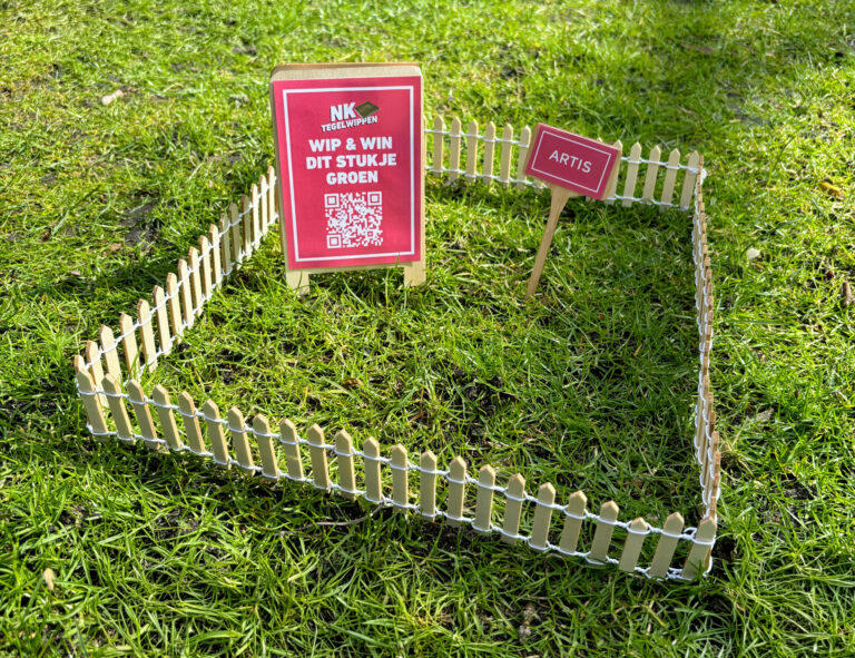 NK Tegelwippen van start: Friezen maken kans op bijzonder stukje groen
