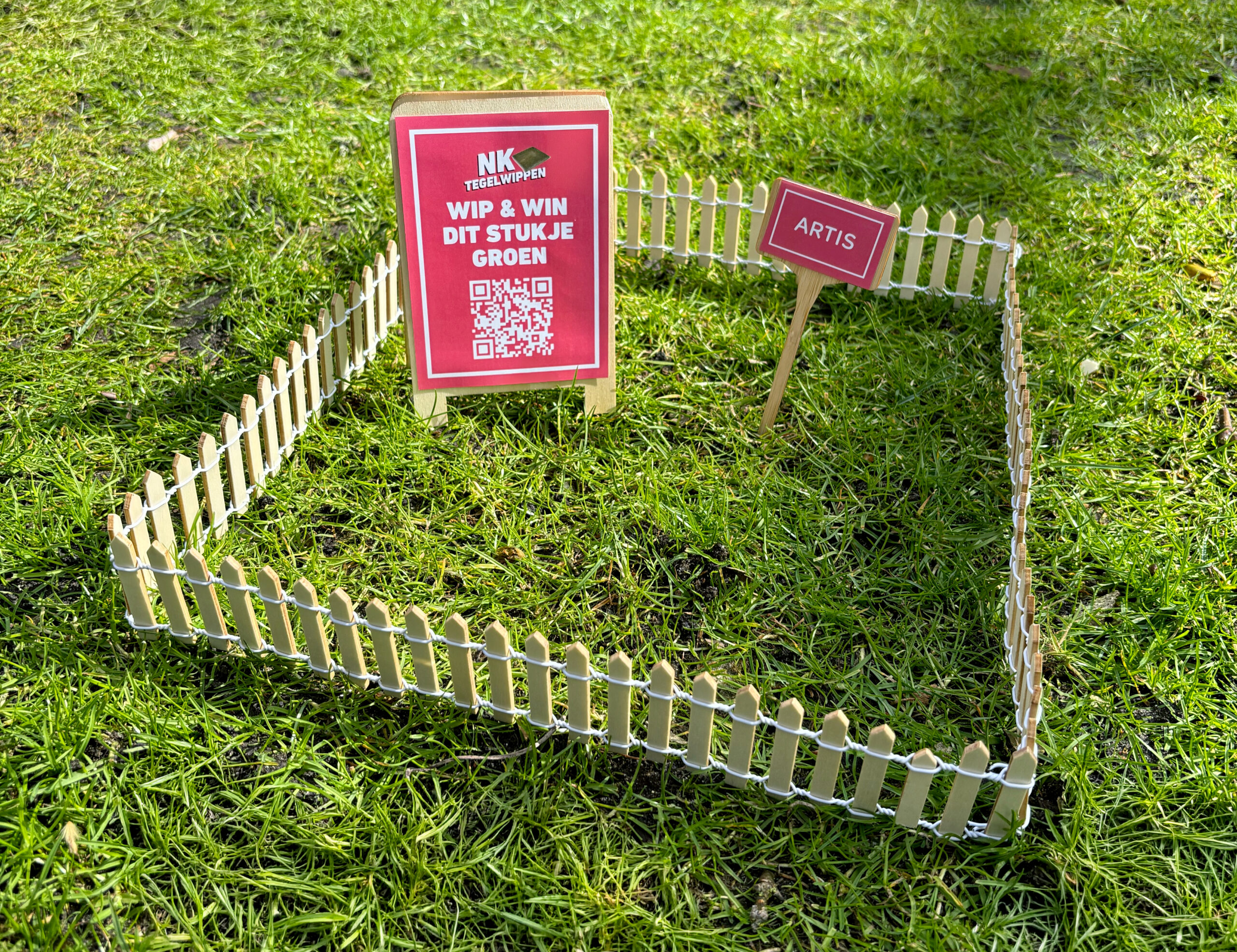 NK Tegelwippen van start: Friezen maken kans op bijzonder stukje groen