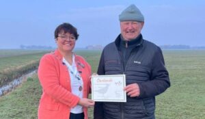 Eerste kievitsei van Ameland gevonden bij Ballum
