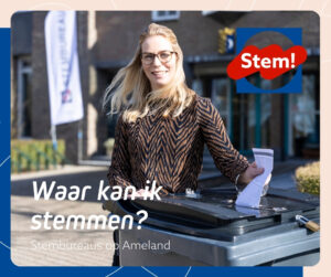 Dit zijn de stembureaus op Ameland voor de gemeenteraadsverkiezingen